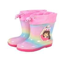 LUENCEO dječje gumene čizme otporne na vodootporne čizme crtane kišne čizme lagane vrtne cipele Školske