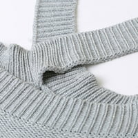 Buigttklop Nema granica džemperi za žene Clearence Plus size Ženski pulover bez kaiševa, duge rukave,