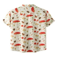 Ljetna majica od putnika Ljetna gljiva, majica s kratkim rukavima, majica na plaži Havajska plaža modna