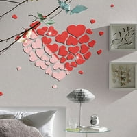 Valentines DAN DECOR DECOCT FAELD FAMBINE FIZICING 3D akrilna paste spavaća soba za dnevnu sobu Dekoracija