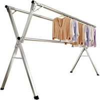 Regali za odjeću za viseće odjeće, nosač za sušenje od nehrđajućeg čelika podesiva i sklopivi uštedu