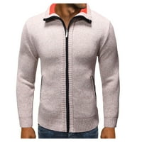 Muške sportske košulje čvrste postolje COLLOR Dugi rukavi Modni poslovni kardigan kaput odjeća kućna
