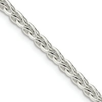 Sterling srebrni krug lanac Spiga napravljen u Italiji QSP100-16