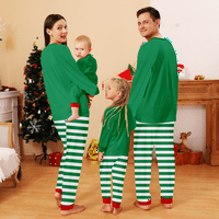 Božićne pidžame za obitelj, obiteljski setovi za slaganje, božićne pidžame dna za porodicu