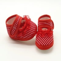 Veličina Toddler Djevojke cipele tople djevojke Sole Dot Prewalker Soft Clace Baby Cipele Ležerne prilike