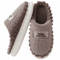 Kućne papuče sa memorijskim pjenom, kliznite na nepušačenim papučama u zatvorenom spavaćom sobom s gumom
