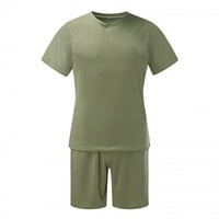 Muška odjeća ljetne majice kratkih rukava i klasični fit sportske kratke hlače Podesite trenerke S-2XL