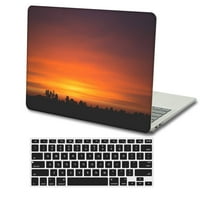 Kaishek Hard Shell Cover kompatibilan sa - otpustiti MacBook Pro 16 sa XDR ekran tipa C + crni poklopac
