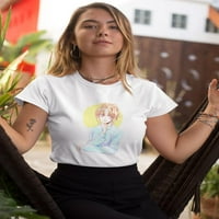 Anime Woman misleći majicu Žene -Image by Shutterstock, ženska X-velika