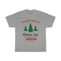 Farma svježa božićna majica, božićna majica, vintage božićna košulja, pokloni za njega, pokloni za nju