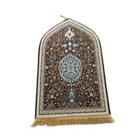 Muslimanska flanela šik molitvena tepih meka debela i podstavljena molitvena tepih za efikasno zaštitu