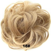 Ženska kosa neuredna kosa Scrounchie lažna kosa za bun za kosu perike kose