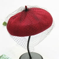 Podplap kapa beretka Artist Hat Francuski šešir Ležerne prilike pune boje prozračne šešire za žene
