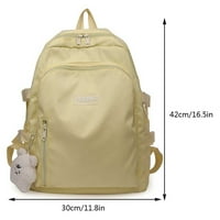 Alloet školska torba casual platnena ruksačka torba za rame velike kapacitete torba