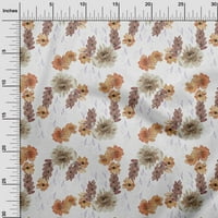Onuone pamučni dres bijeli tkanini cvijet i odlazi pločasto košulje materijal materijal tkanina za ispis