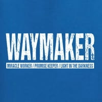 Wild Bobby Waymaker Inspirativno hrišćanske žene Slim Fit Junior Tee, Royal, XX-Veliki