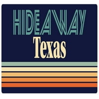 Hideaway Texas Frižider Magnet Retro Design