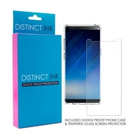Razlikovanje Clear Clear Otporno na hibrid za Samsung Galaxy Note - TPU branik, akrilni leđa, zaštitnik