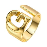 Nakit za žene, ženski modni prsten par prsten otvaranje pisma prsten nakit, ponude, prodaja, popust,