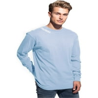 Daxton Premium California Muškarci dugih rukava majica ultra mekani srednje težine pamuk, svijetloplavi