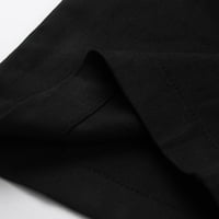 Hupta pantalone za muškarce pamučno-posteljine labave ležerne lagane elastične hlače elastične strugove