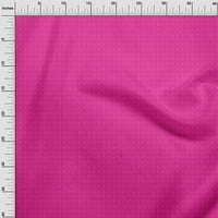 Onuone pamučne kambričke Fuschia ružičaste tkanine Dot Craft Projekti Dekor tkanina Štampano dvorištem