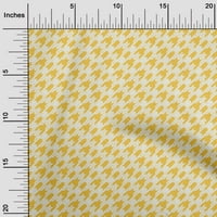 Onuone pamučna svila žuta tkanina Haljina od tkanine materijala od tkanine sa dvoricom široko