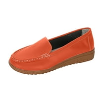 Slip cipele, papuče za žene Žene Solid Casual Pealus Flat Place Sandals Wedge Cipele Orange