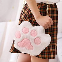 Japanska mekana djevojka CAT Clow Crossbody Torba Plišani slatki medvjed torba za ramena slatka ruksaka