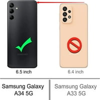 Samimore za Samsung Galaxy A 5G magnetsku novčaniku s držačem za blokiranje RFID-a, obojenim uzorom