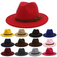 Anvazise Fedora Podesivi prozračni filce za muškarce Vintage stil šešir za planinarenje
