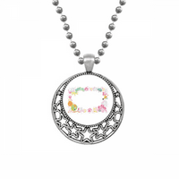 Gyroskop Sakura uzorak Geometry ogrlice Privjesak Retro mjesec zvijezde nakit