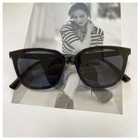 Unise Vintage modne sunčane naočale za zaštitu od sunca za zaštitu od sunca crno siva