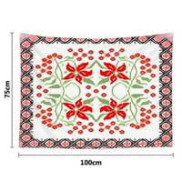 Biljna tapiserija poliesterska tapiserija ukras za spavaću sobu, dnevni boravak, veličine