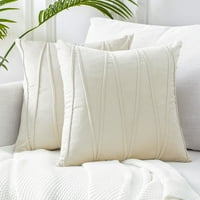 Topfinel ukrasni ručno izrađeni jastuk za bacanje mekih čestica Velvet Solid jastuk za jastuke za kauč