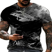 Capreze Muškarci kratkih rukava Tee Ležerne prilike za vrat Crew Majica Radna majica 3D print T majice