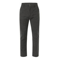 Ketyyh-CHN radne pantalone za muškarce Casual High Squiste pantalone Yoga Beach modne casual hlače Grey,