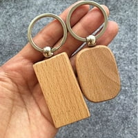 TureClos drvena ključa izdržljiva maleni drveni ključ prsten lagan višenamjenski privjesak kopča kolekcija