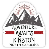 Kinston North Carolina Suvenir Vinil naljepnica za naljepnicu Avantura čeka dizajn