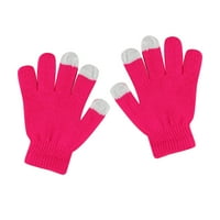 Gzea rukavice za muškarce teretane Dječje rukavice za klizanje Stretch pletena vuna show prst pune boje