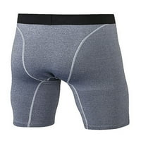Bomotoo Muška vježba kratke hlače Visoki struk joga kratke hlače Solidne boje Sport Mini pantalone Stretchy