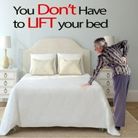 Iprimio krevet i namještaj Stopper - ne zahtijeva podizanje vašeg kreveta - šalice za kolače drže krevet