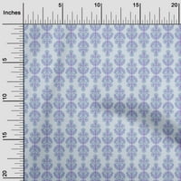 Onuone pamučna svila svijetla plava tkanina azijski blok otisak šivaći materijal za ispis tkanine sa
