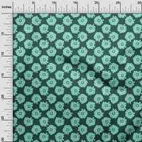 Onuone viskozni dres talene zelene tkanine azijski cvjetni s prugama šivaći materijal za ispis tkanine