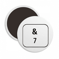 Simbol na tastaturi okrugli ceroks frižider magnet zadržava ukrašavanje