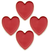 Brooch Pin Heart Revel ovratnik Love Enamel Značka Dan Valentine Košulje za vjenčanje Lover Novelty