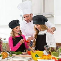 Djeca i šeširi postavljeni djeca kuhar za kuhanje za pečenje bijelo + crno + crveno