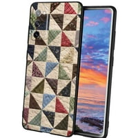Kompatibilan je sa Samsung Galaxy A02S telefonom, patchwork-quilt-kvakte-1- Case Silikon zaštitni za