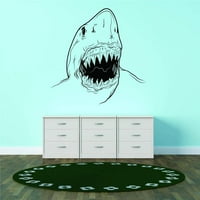Custom Dizajn Deep Ocean Sea Animal Shark Open Open usta 20x20