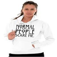 Normalni ljudi me plaše tales horor hoodie dukserica za žene MUŠKE BRISKO BRANDS 3x